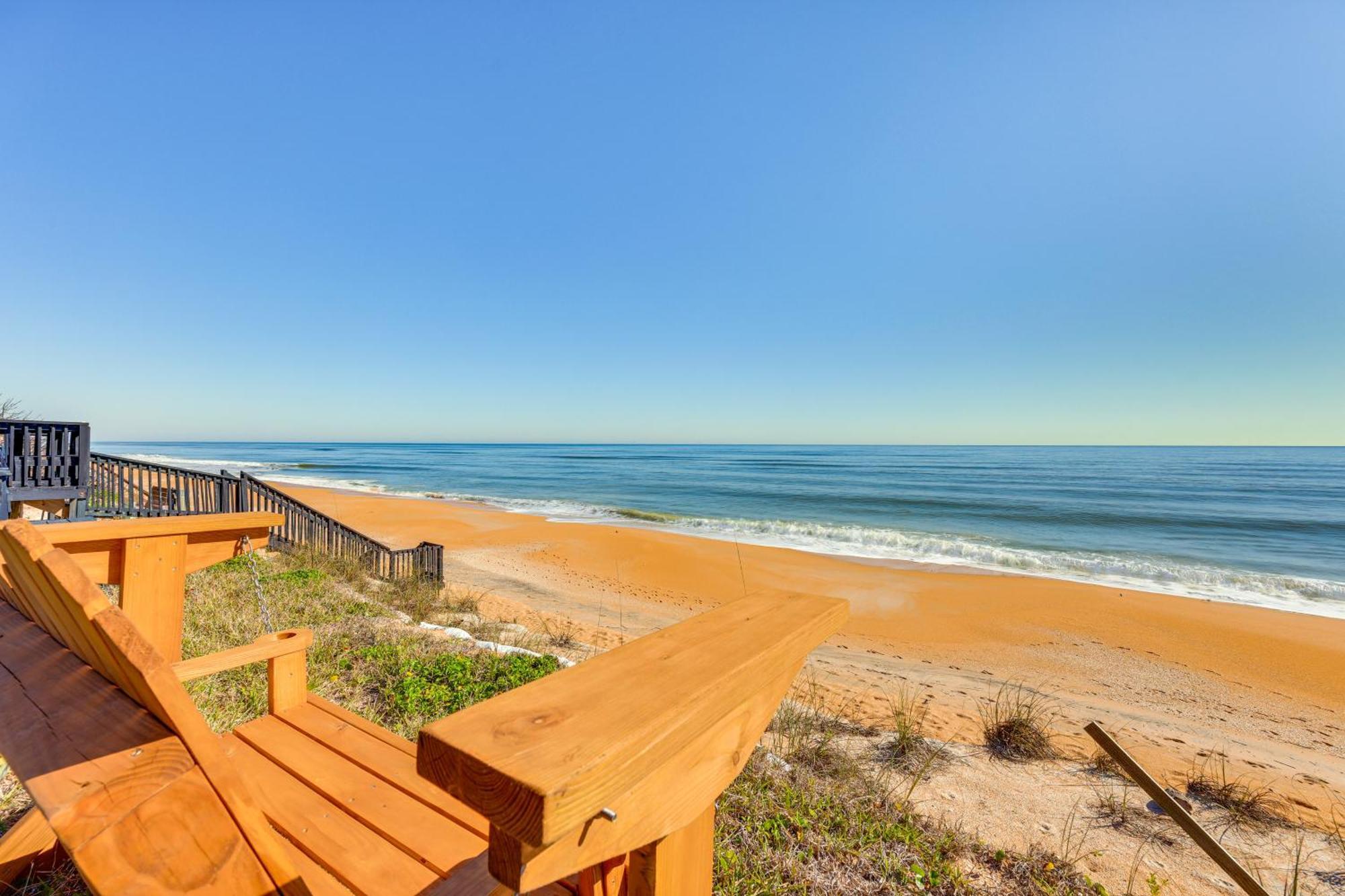 Oceanfront Oasis In Flagler Beach With Deck And Views! エクステリア 写真