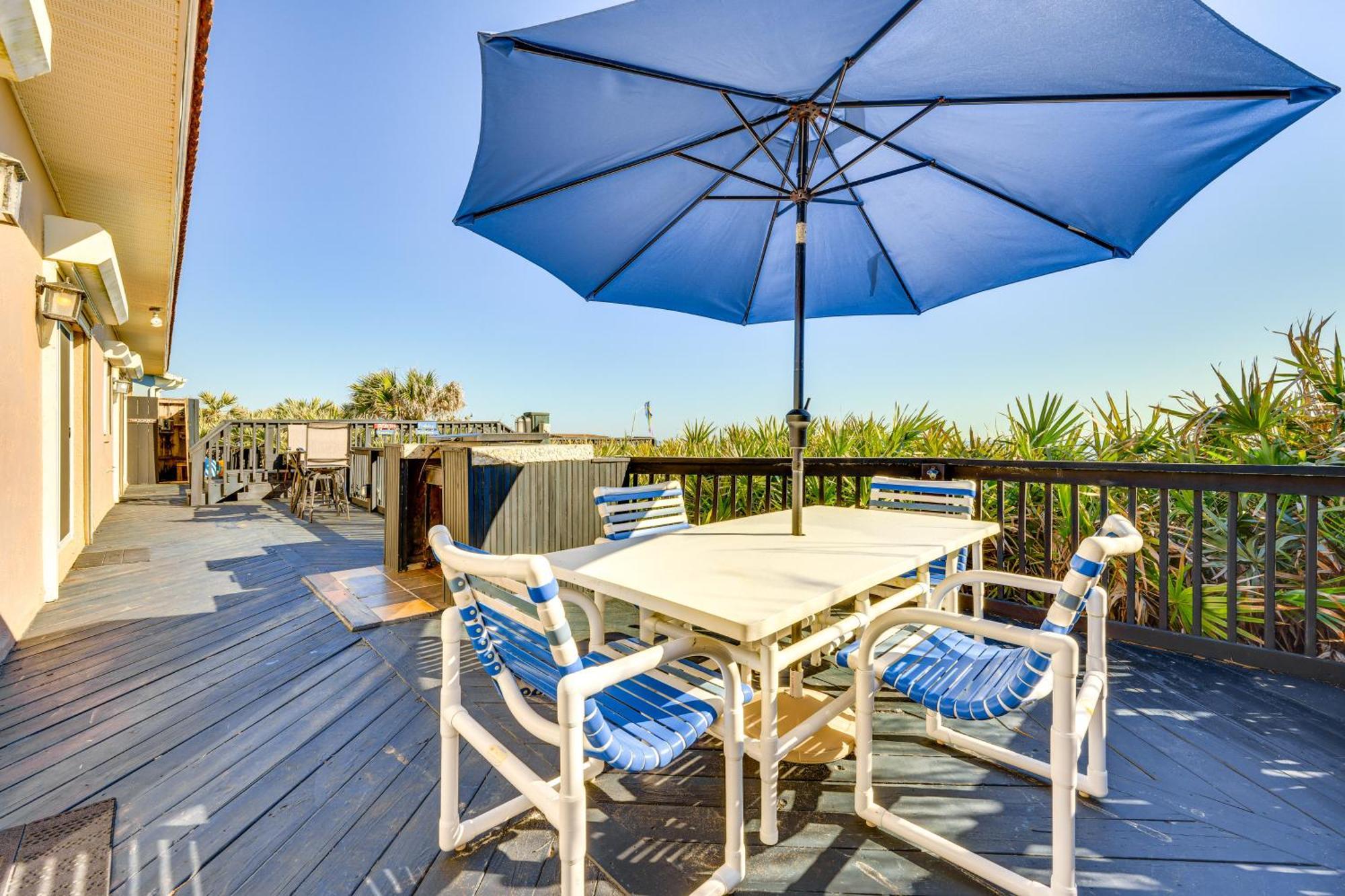 Oceanfront Oasis In Flagler Beach With Deck And Views! エクステリア 写真