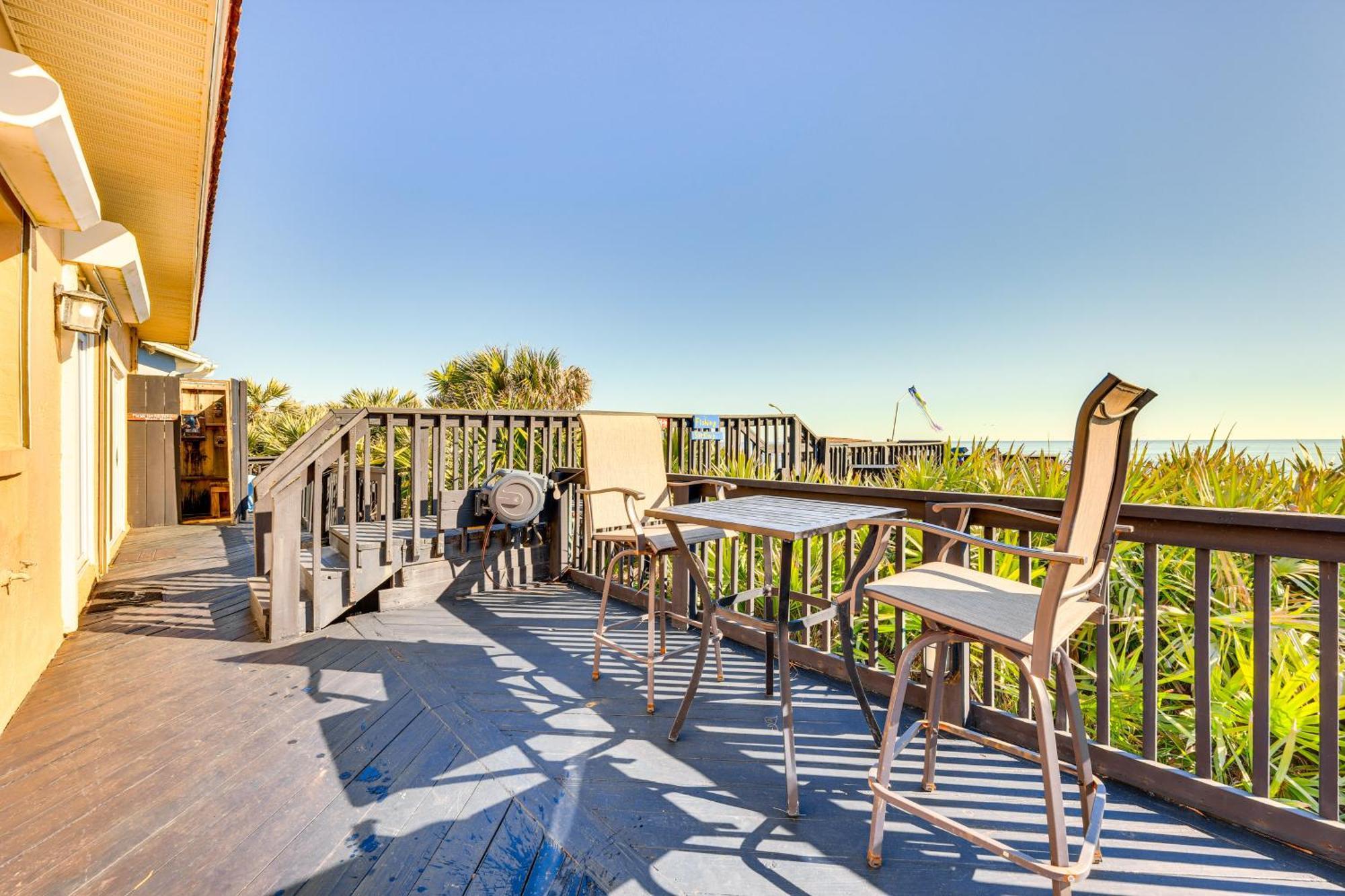 Oceanfront Oasis In Flagler Beach With Deck And Views! エクステリア 写真