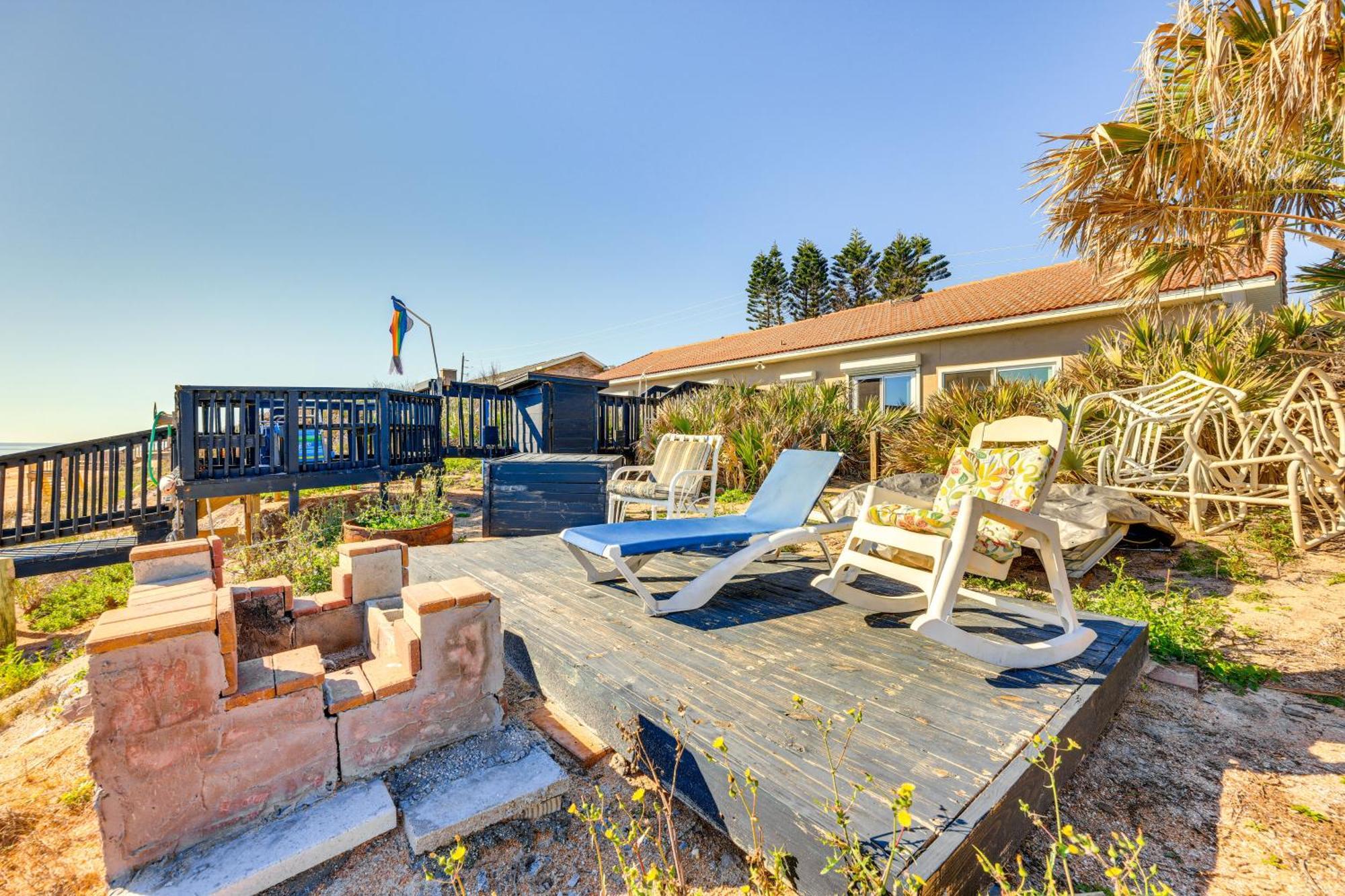 Oceanfront Oasis In Flagler Beach With Deck And Views! エクステリア 写真