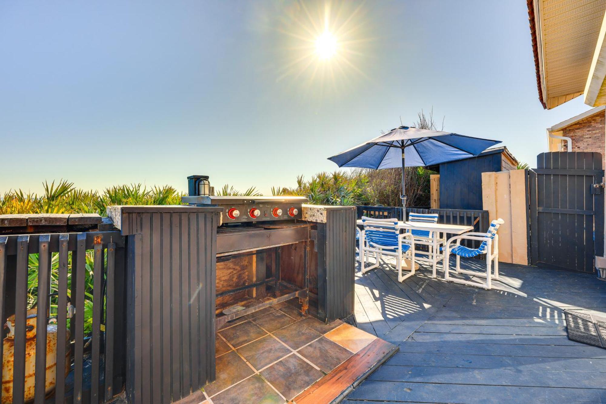 Oceanfront Oasis In Flagler Beach With Deck And Views! エクステリア 写真