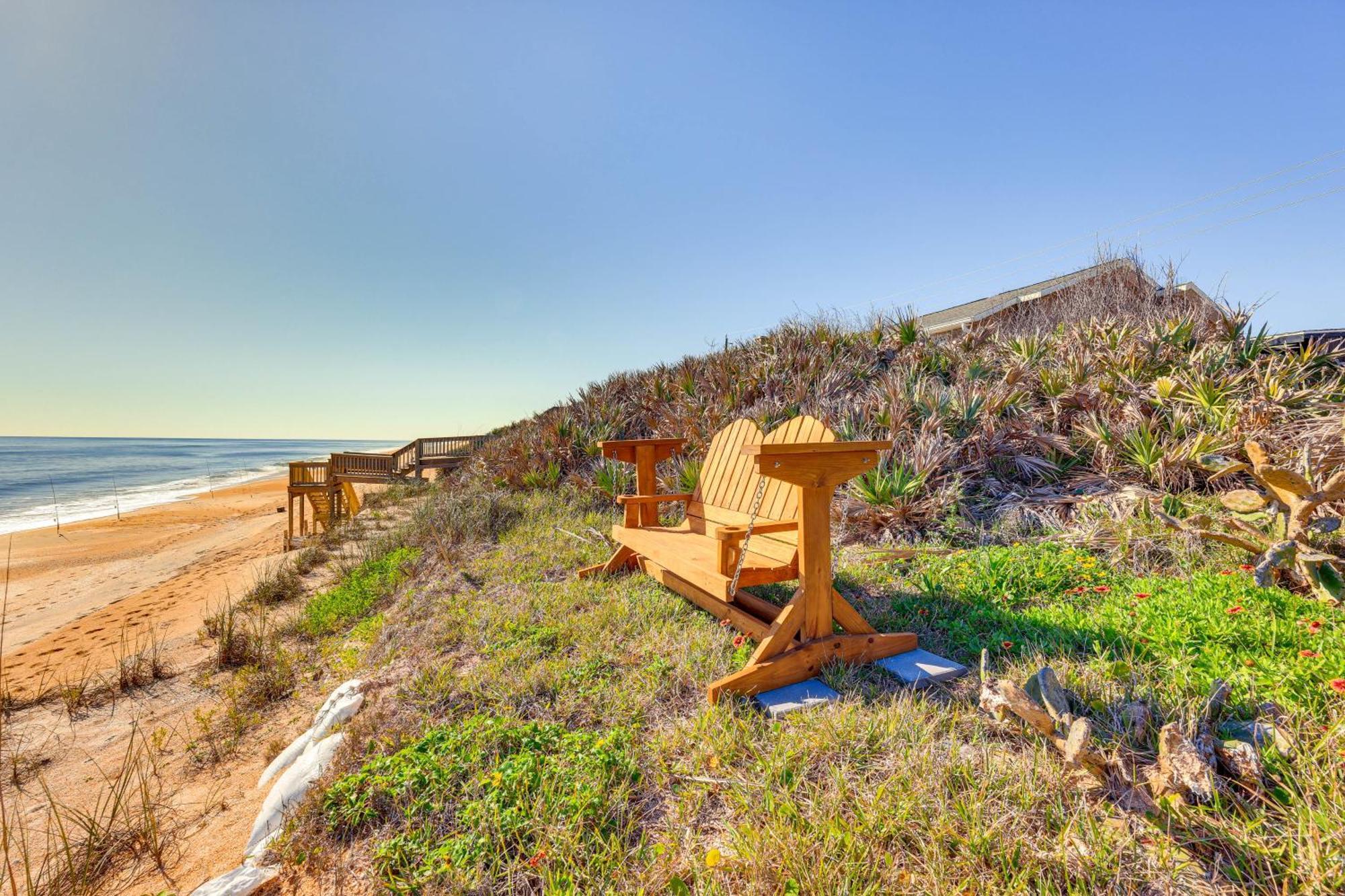 Oceanfront Oasis In Flagler Beach With Deck And Views! エクステリア 写真
