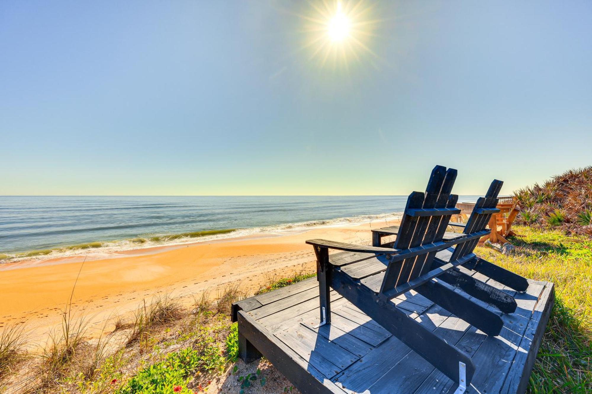 Oceanfront Oasis In Flagler Beach With Deck And Views! エクステリア 写真