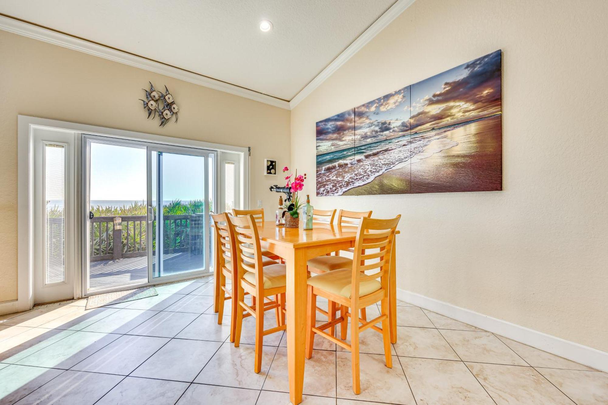Oceanfront Oasis In Flagler Beach With Deck And Views! エクステリア 写真