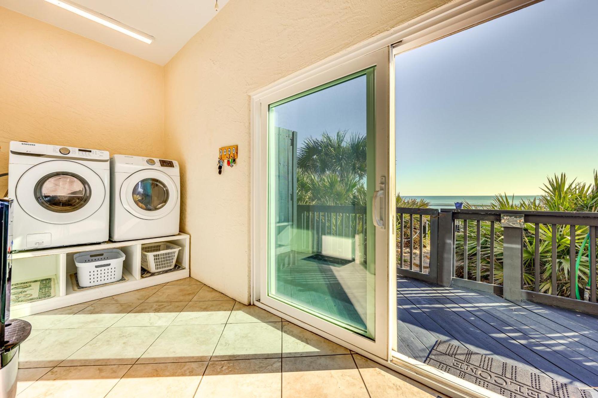 Oceanfront Oasis In Flagler Beach With Deck And Views! エクステリア 写真